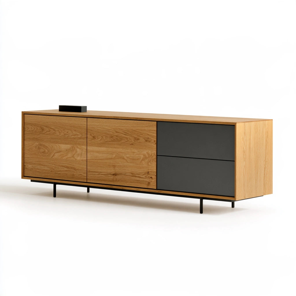 Modernes Sideboard, Farbe: grau