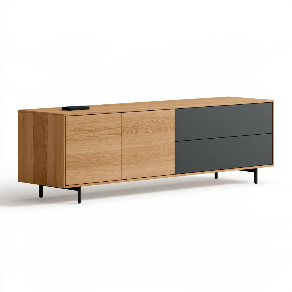 Modernes Sideboard, Farbe: grau